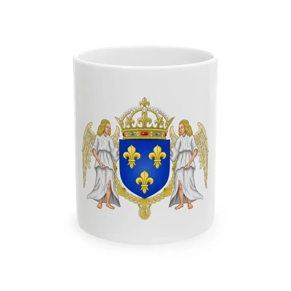 Coat of arms of France 1515-1578 - White Coffee Mug 11oz - Go Mug Yourself