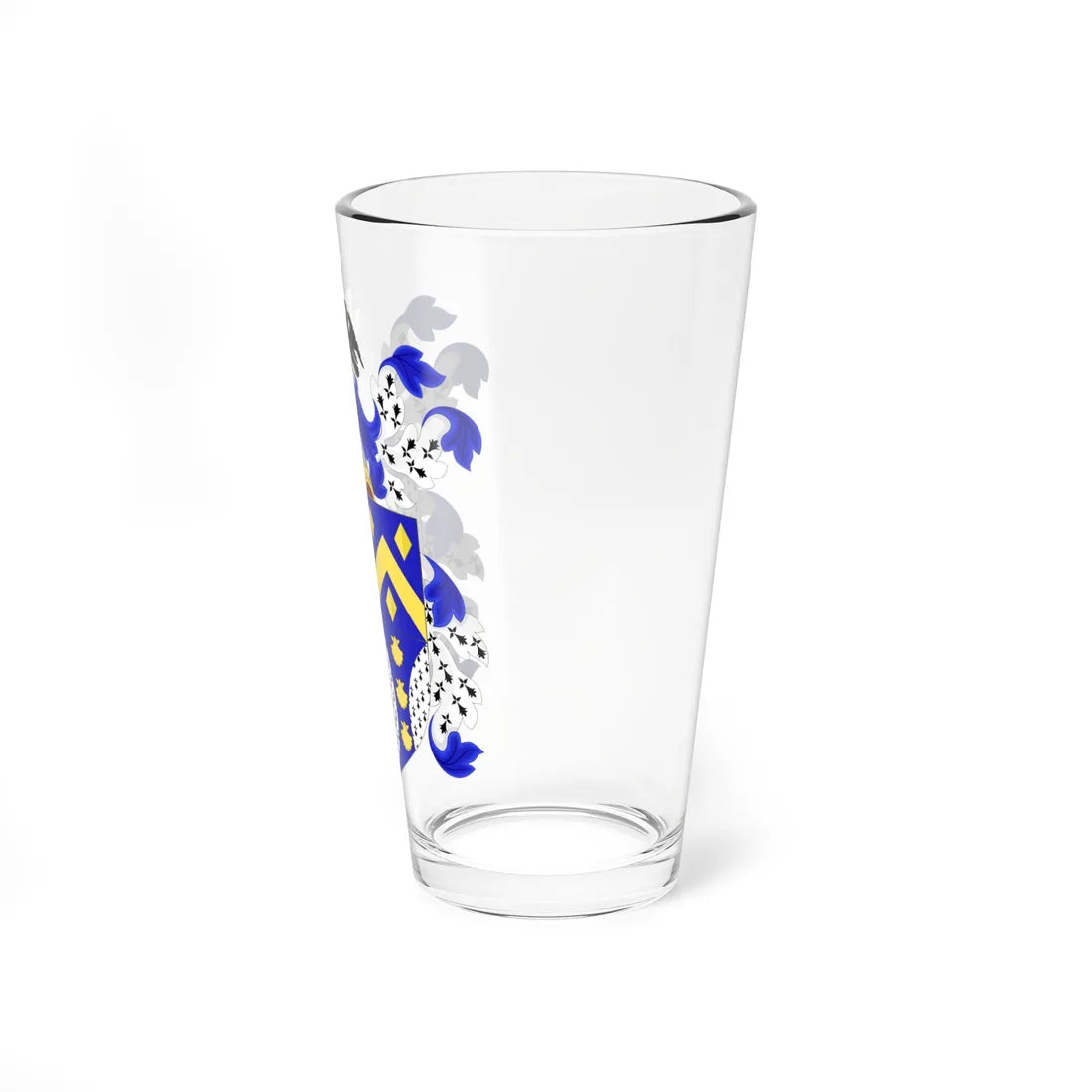 Coat of Arms of George Clarke (United States) (Coat of Arms) Pint Glass 16oz - Go Mug Yourself