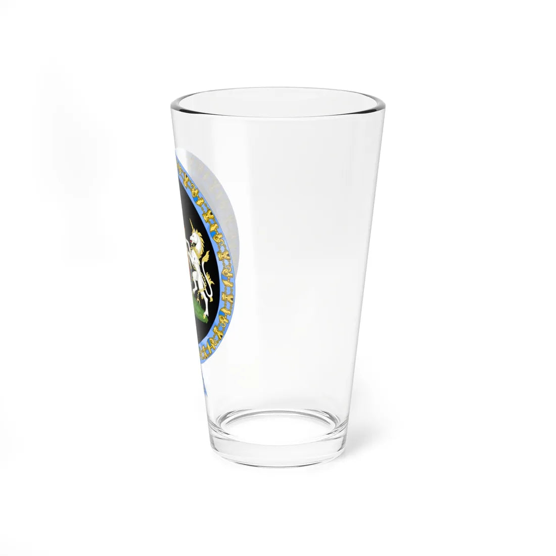 Coat of Arms of George VI of the United Kingdom Order of the Elephant Variant (Denmark) (Coat of Arms) Pint Glass 16oz - Go Mug Yourself