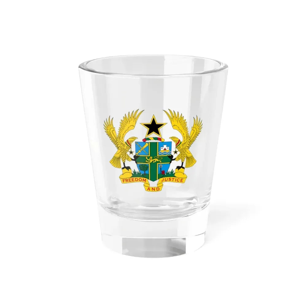 Coat of arms of Ghana - Shot Glass 1.5oz 1.5oz - Go Mug Yourself