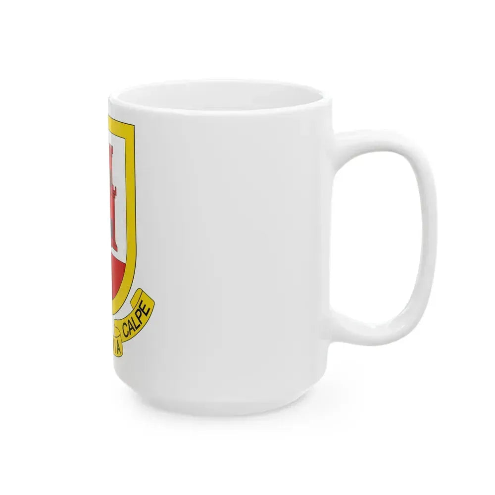Coat of arms of Gibraltar - White Coffee Mug - Go Mug Yourself