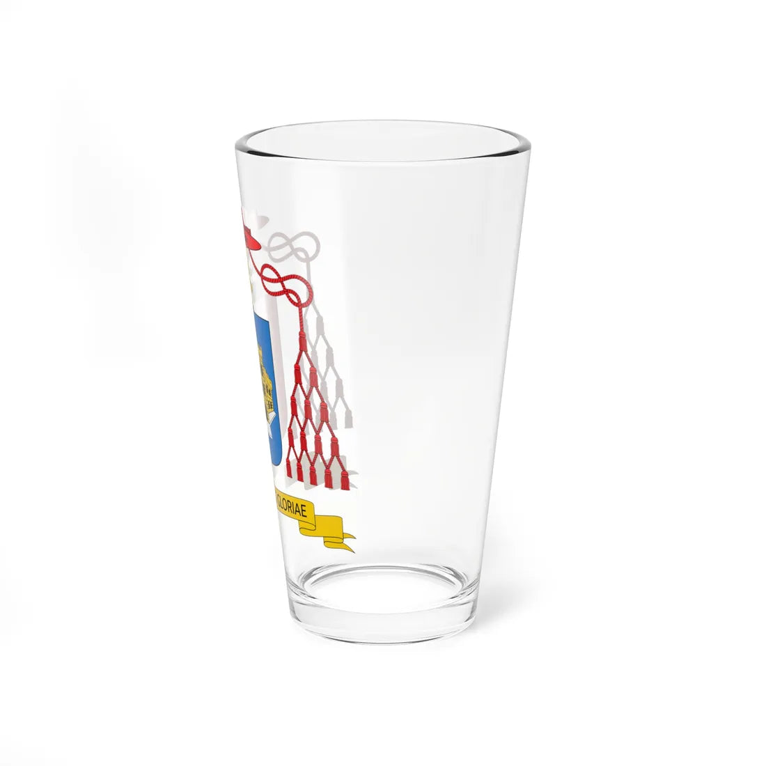 Coat of arms of Gilberto Agustoni (Switzerland) (Coat of Arms) Pint Glass 16oz - Go Mug Yourself