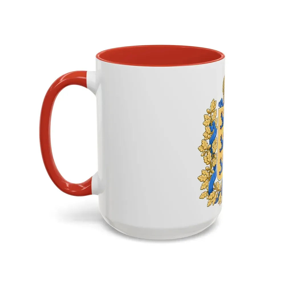 Coat of arms of Governorate of Estonia - Accent Coffee Mug - Go Mug Yourself