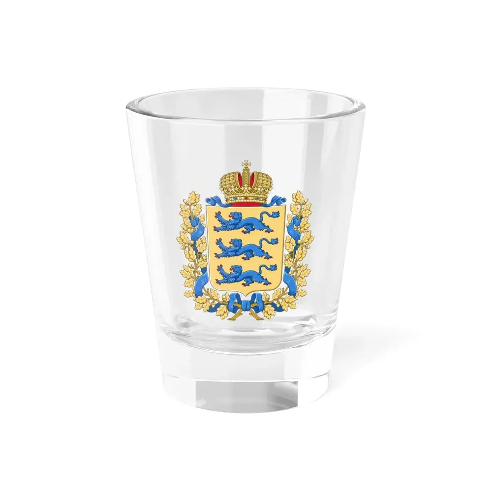 Coat of arms of Governorate of Estonia - Shot Glass 1.5oz 1.5oz - Go Mug Yourself