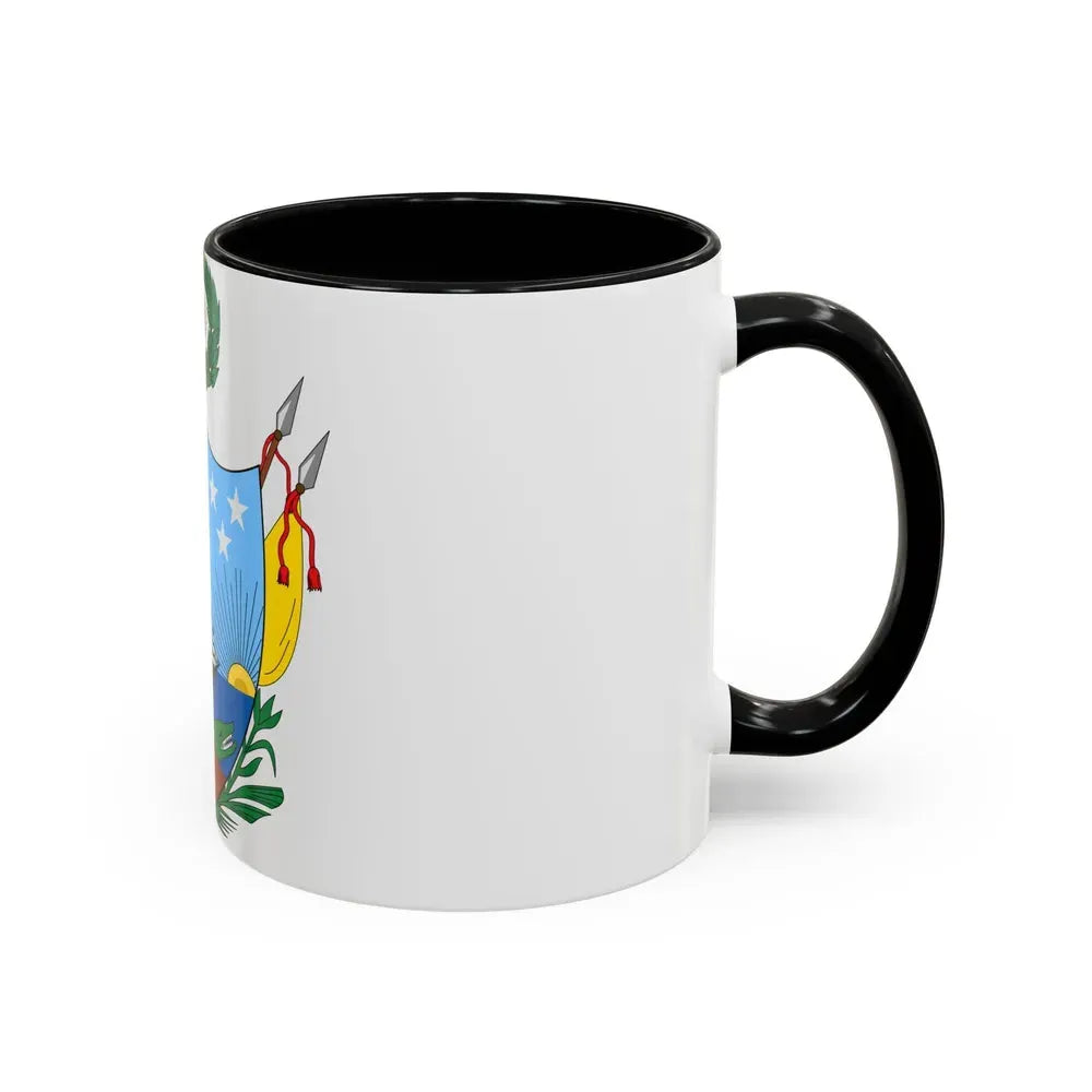 Coat of arms of Gran Colombia (1819) - Accent Coffee Mug - Go Mug Yourself