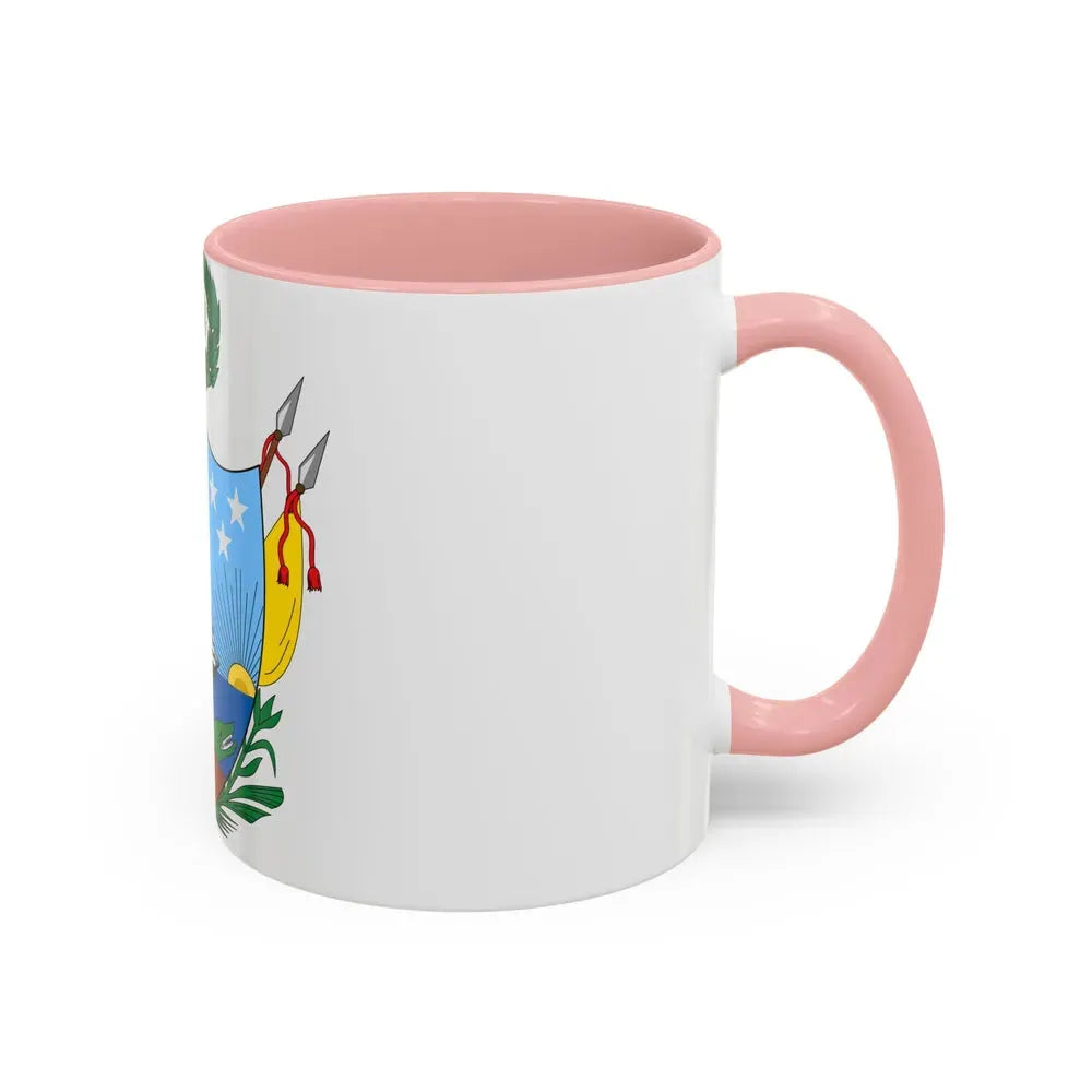 Coat of arms of Gran Colombia (1819) - Accent Coffee Mug - Go Mug Yourself