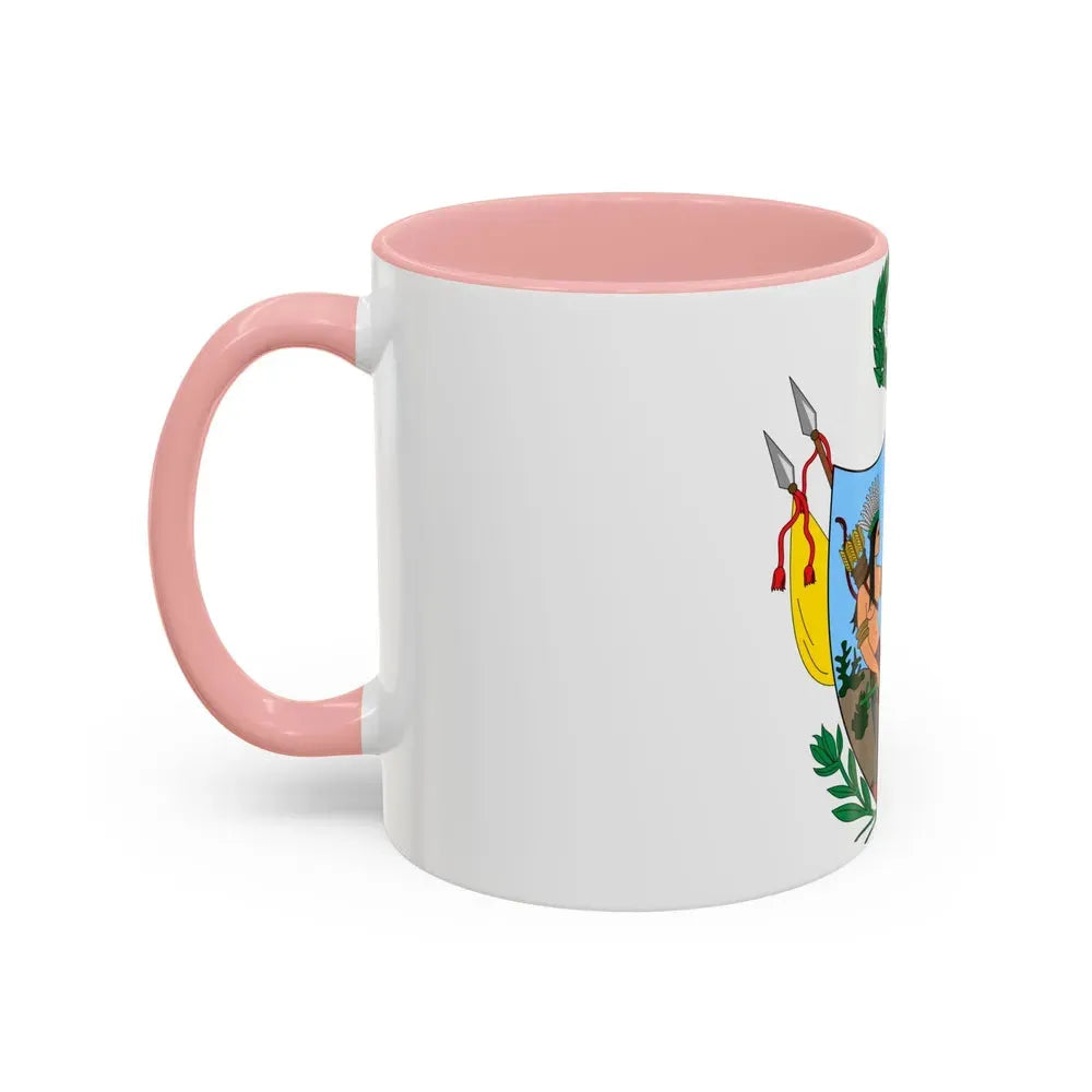 Coat of arms of Gran Colombia (1819) - Accent Coffee Mug - Go Mug Yourself