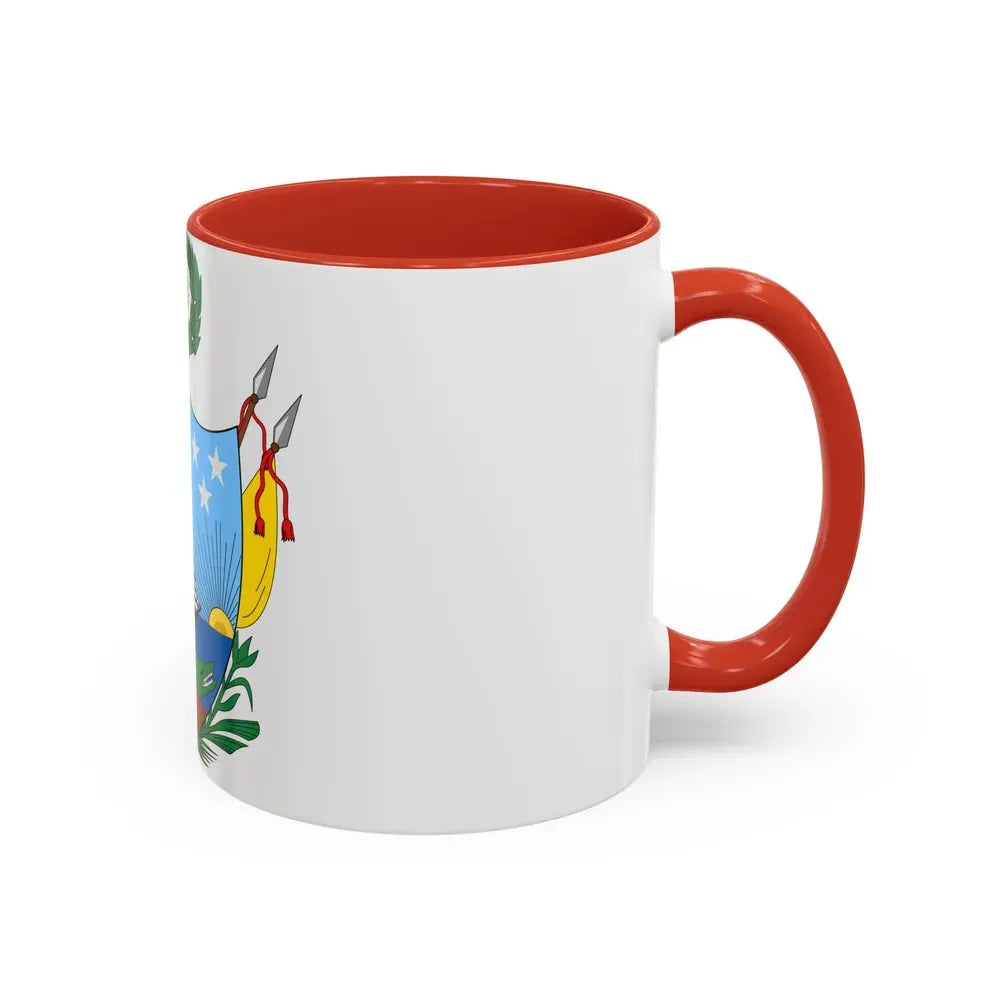 Coat of arms of Gran Colombia (1819) - Accent Coffee Mug - Go Mug Yourself