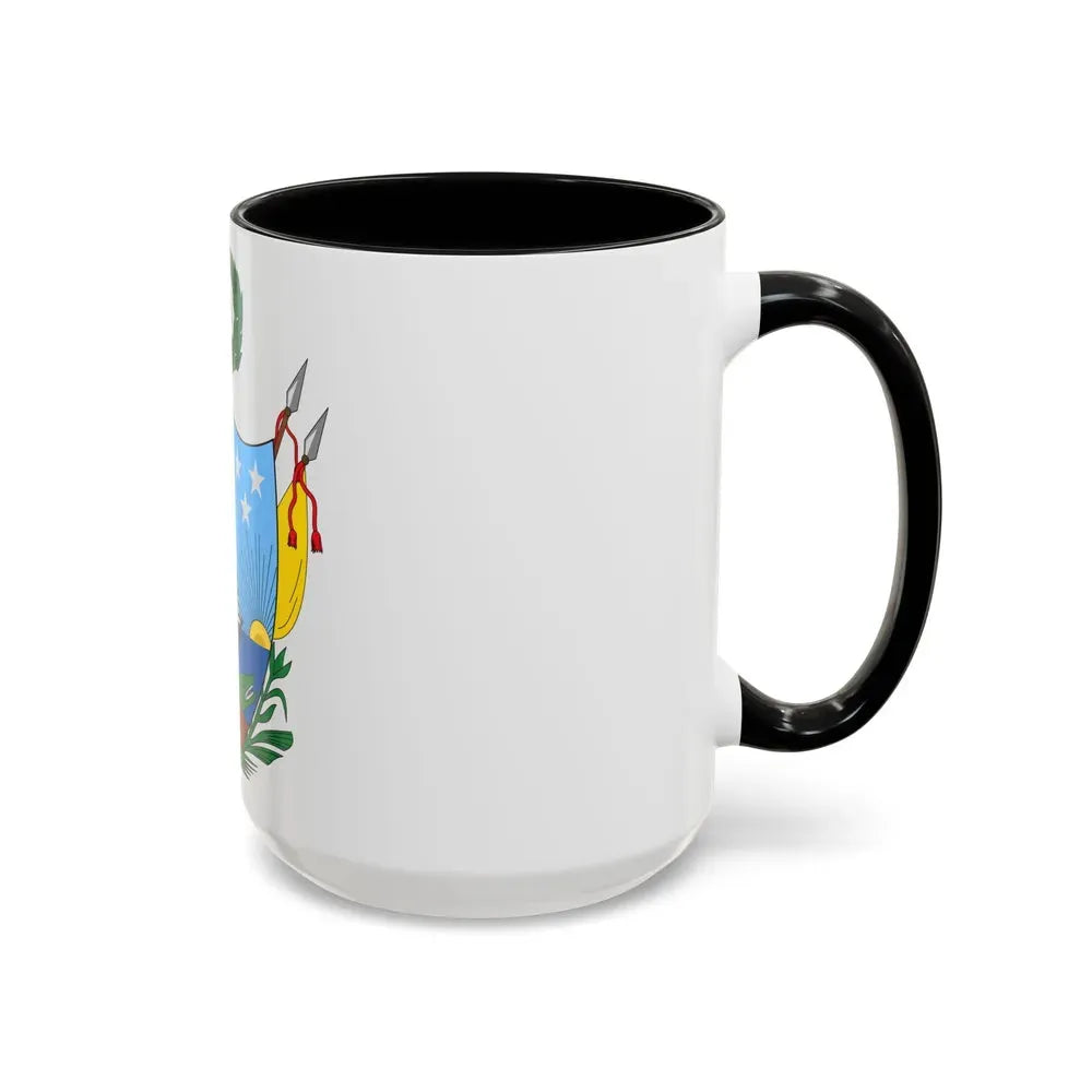 Coat of arms of Gran Colombia (1819) - Accent Coffee Mug - Go Mug Yourself