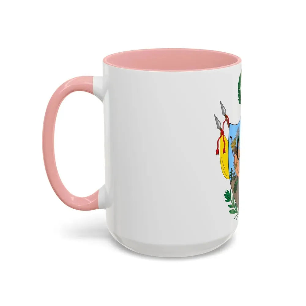 Coat of arms of Gran Colombia (1819) - Accent Coffee Mug - Go Mug Yourself