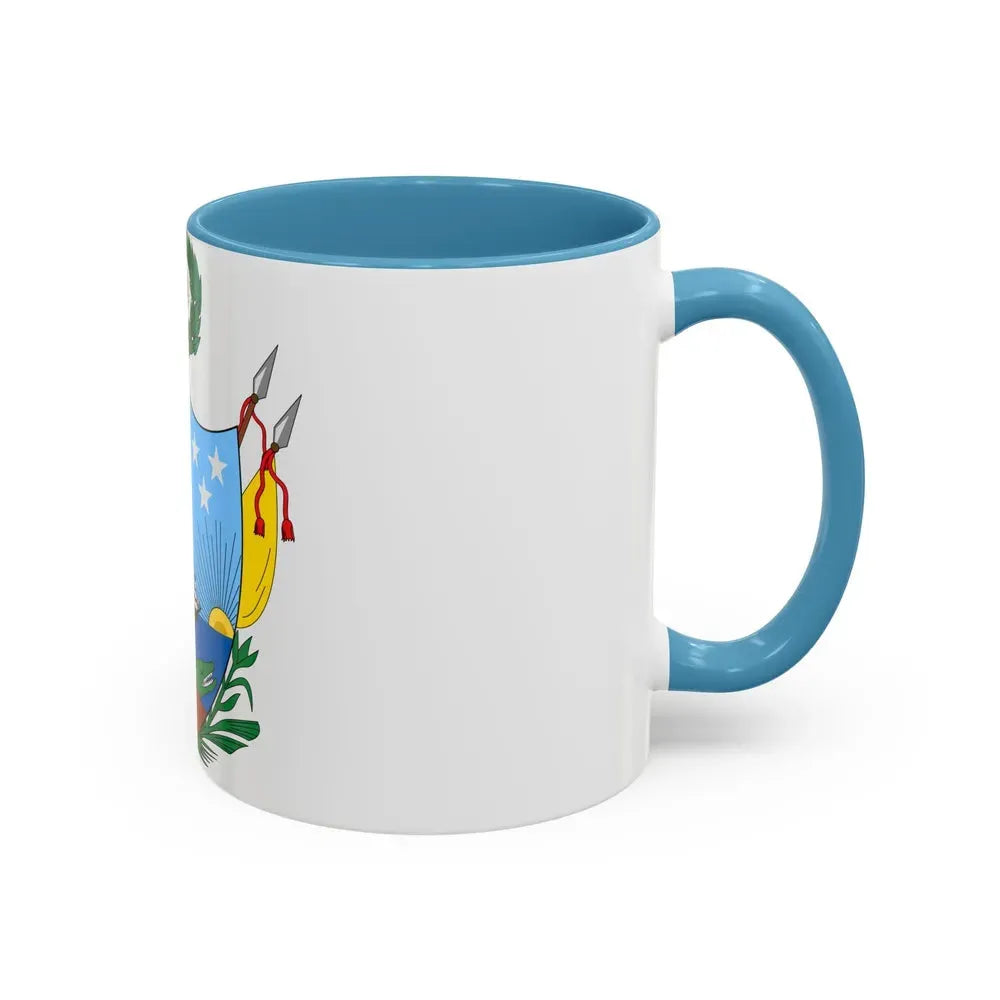 Coat of arms of Gran Colombia (1819) - Accent Coffee Mug - Go Mug Yourself