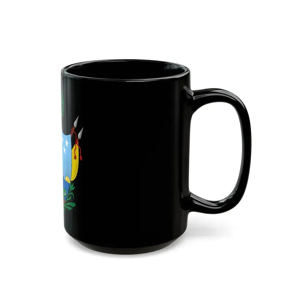 Coat of arms of Gran Colombia (1819) - Black Coffee Mug - Go Mug Yourself