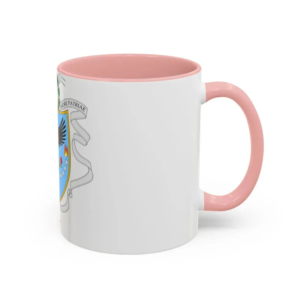 Coat of arms of Gran Colombia (1820) - Accent Coffee Mug - Go Mug Yourself