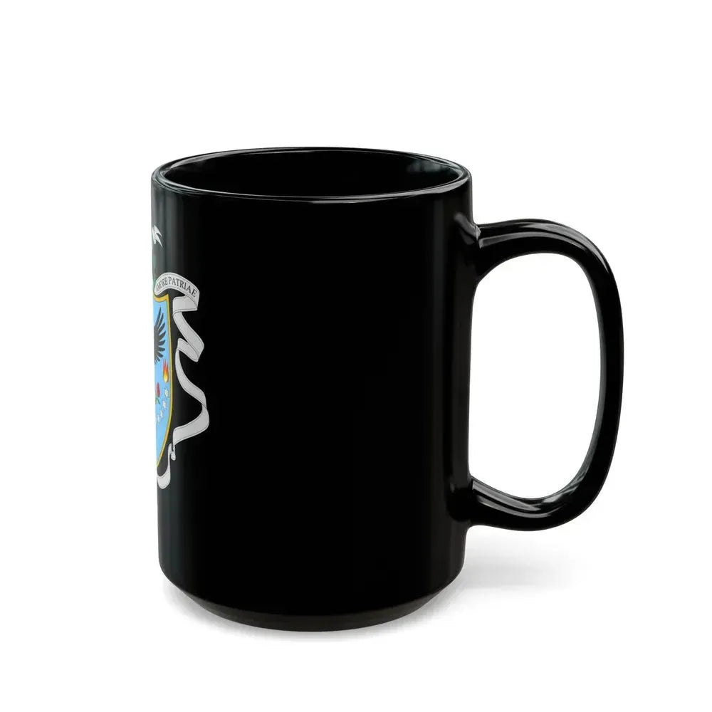 Coat of arms of Gran Colombia (1820) - Black Coffee Mug - Go Mug Yourself