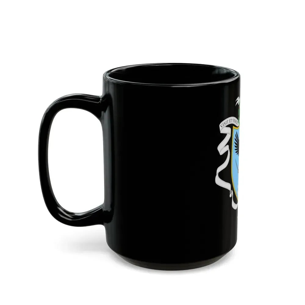 Coat of arms of Gran Colombia (1820) - Black Coffee Mug - Go Mug Yourself