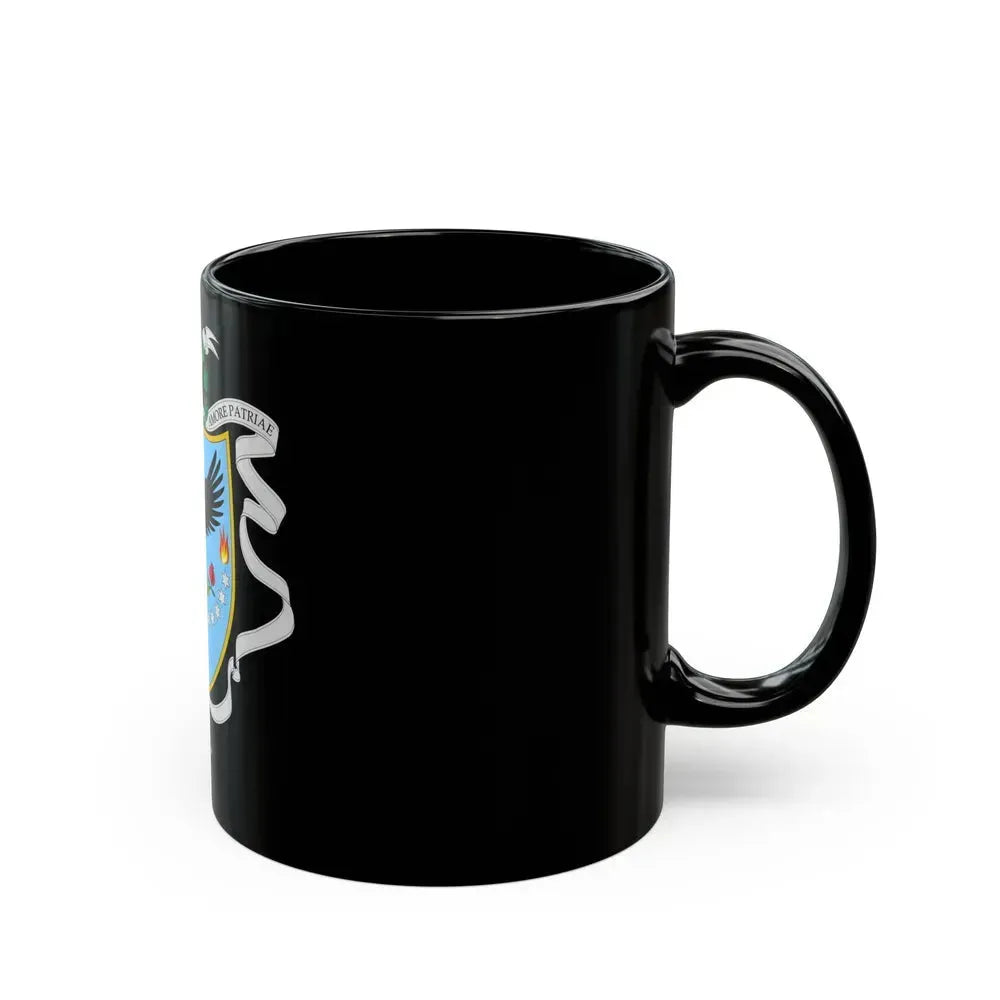 Coat of arms of Gran Colombia (1820) - Black Coffee Mug - Go Mug Yourself