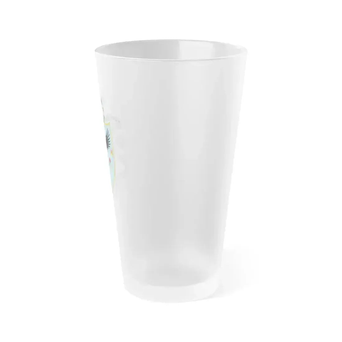 Coat of arms of Gran Colombia (1820) - Frosted Pint Glass 16oz - Go Mug Yourself