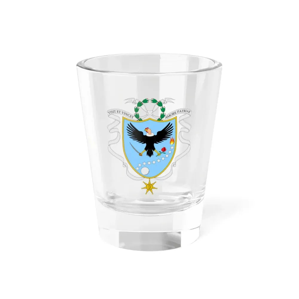 Coat of arms of Gran Colombia (1820) - Shot Glass 1.5oz 1.5oz - Go Mug Yourself