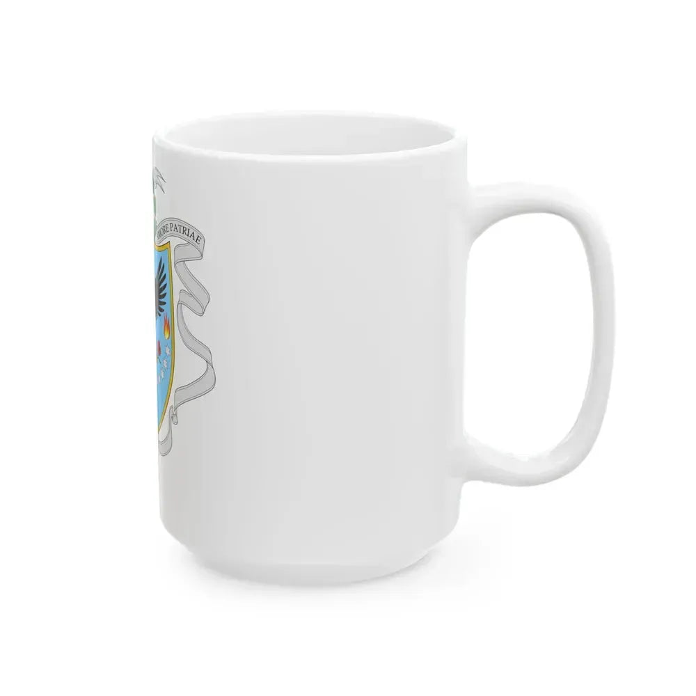 Coat of arms of Gran Colombia (1820) - White Coffee Mug - Go Mug Yourself