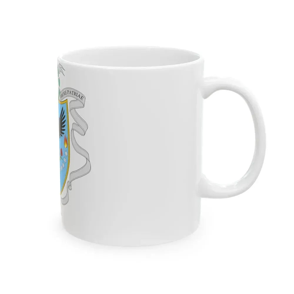 Coat of arms of Gran Colombia (1820) - White Coffee Mug - Go Mug Yourself