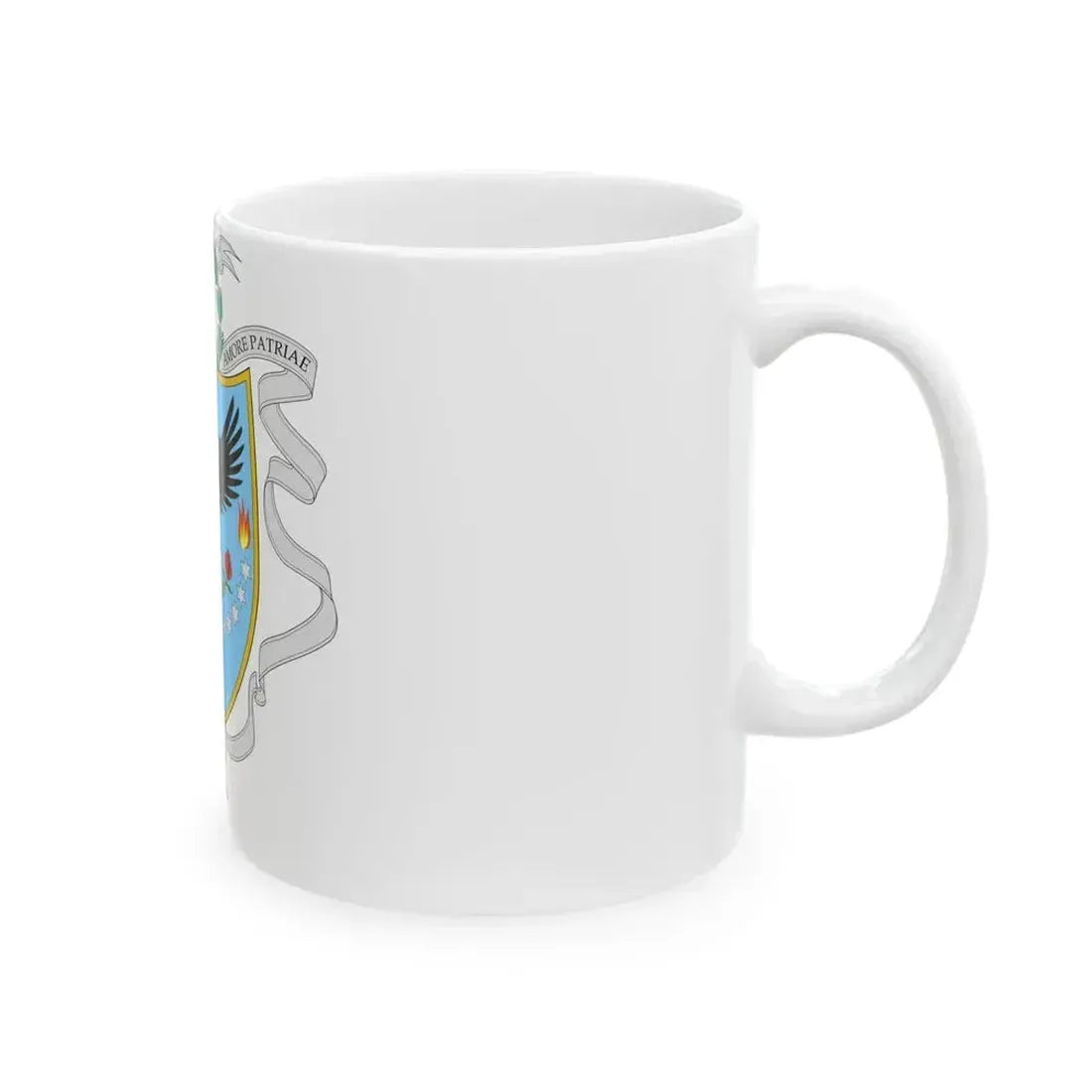 Coat of arms of Gran Colombia (1820) - White Coffee Mug - Go Mug Yourself