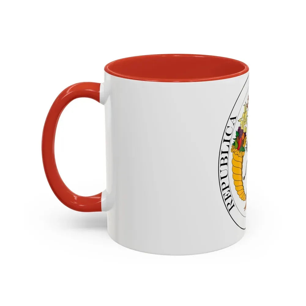 Coat of arms of Gran Colombia (1821) - Accent Coffee Mug - Go Mug Yourself