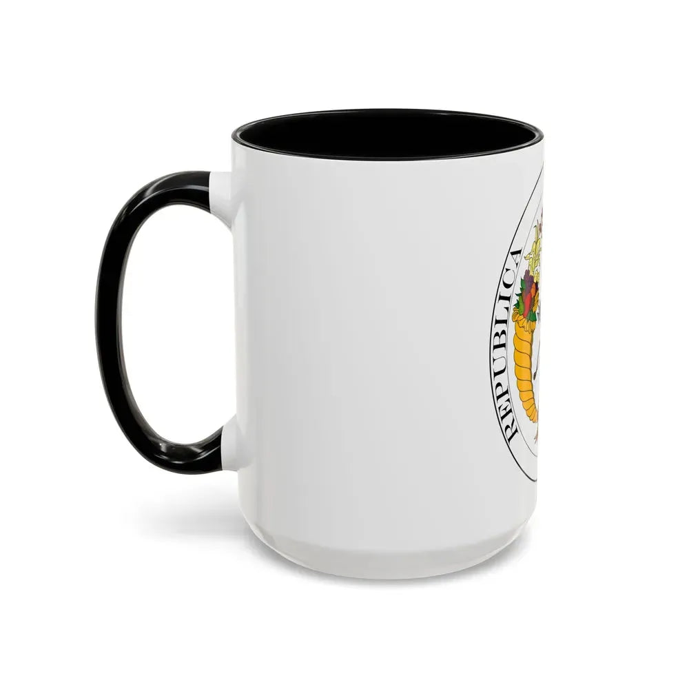 Coat of arms of Gran Colombia (1821) - Accent Coffee Mug - Go Mug Yourself