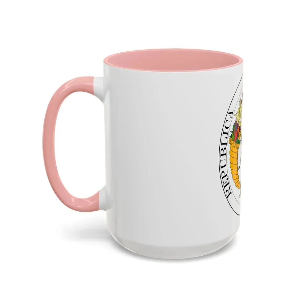 Coat of arms of Gran Colombia (1821) - Accent Coffee Mug - Go Mug Yourself