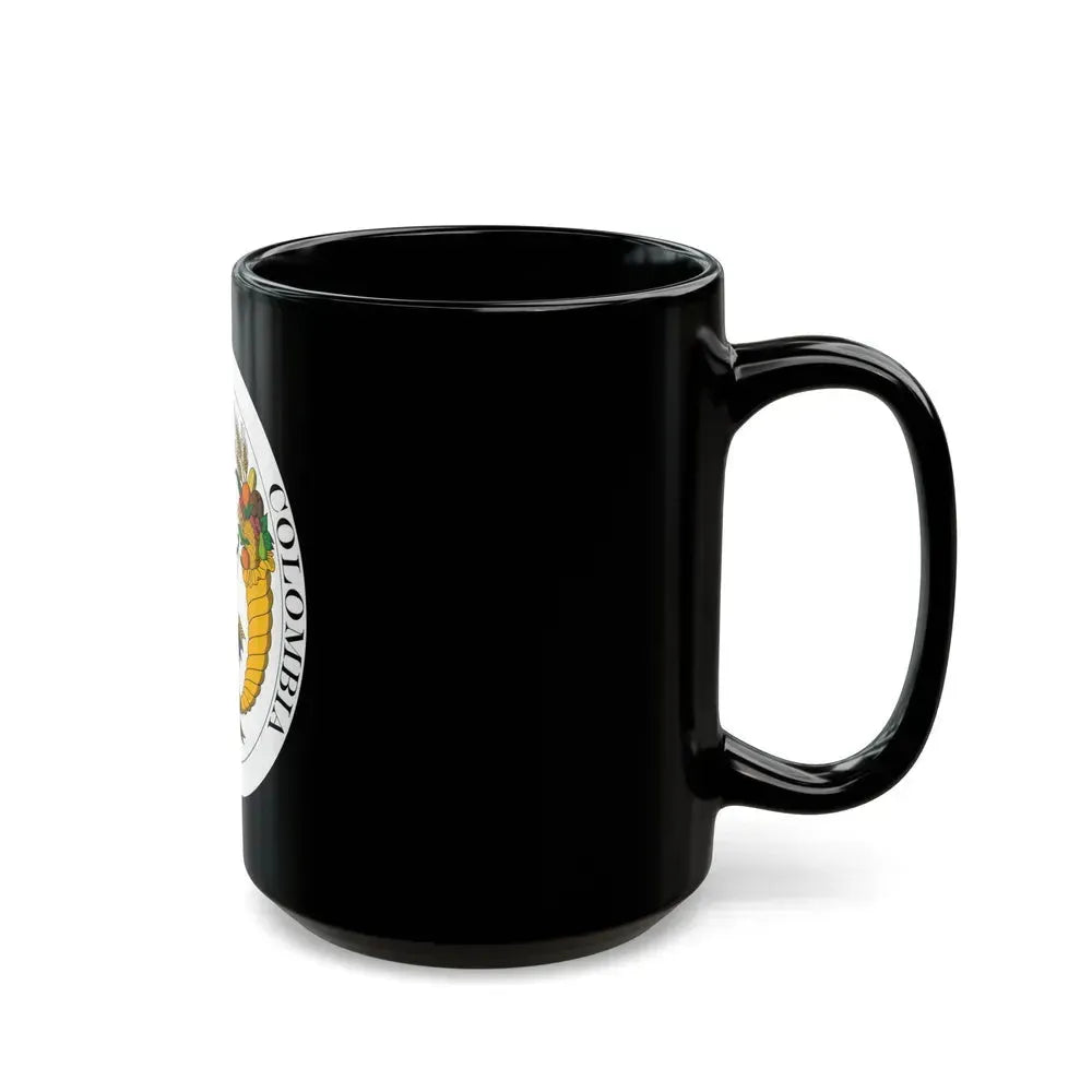 Coat of arms of Gran Colombia (1821) - Black Coffee Mug - Go Mug Yourself
