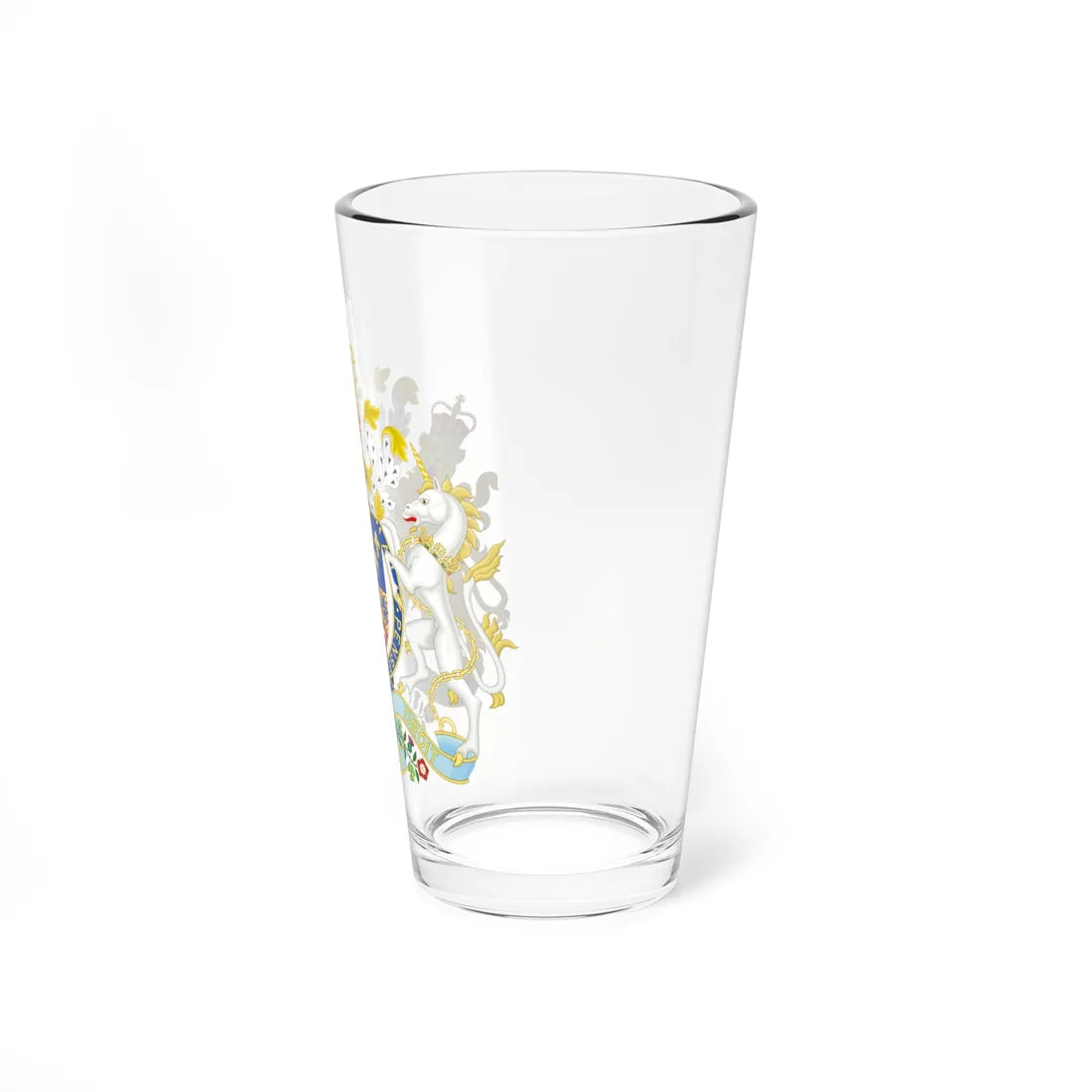 Coat of arms of Great Britain 1714-1801 (United Kingdom) (Coat of Arms) Pint Glass 16oz - Go Mug Yourself