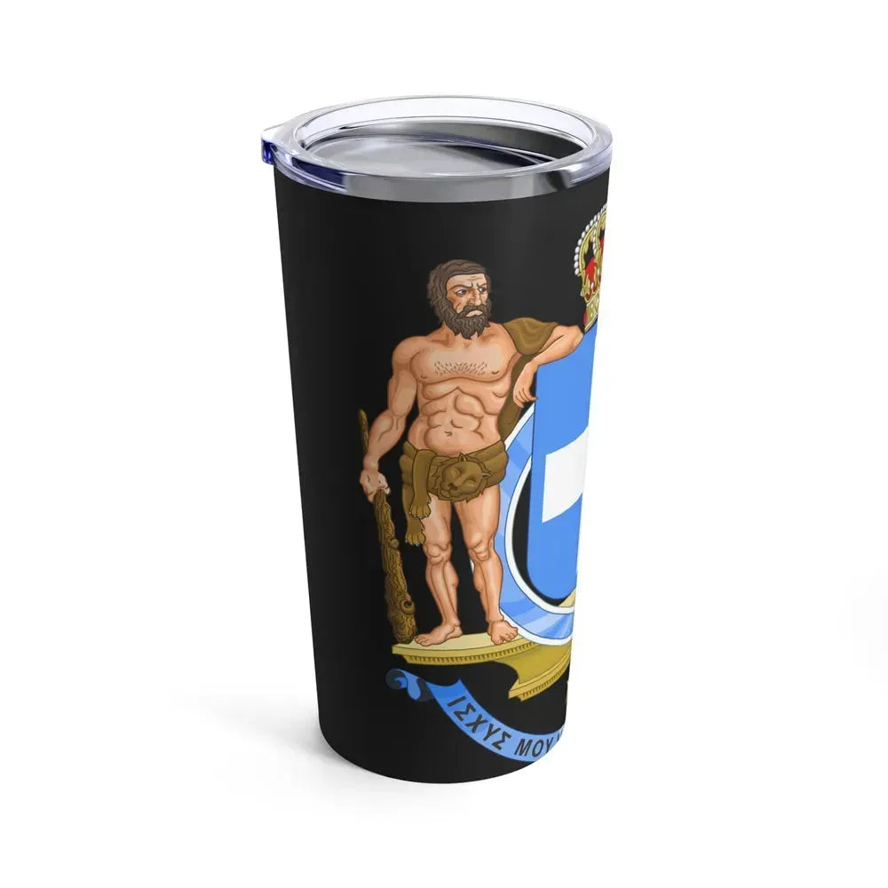 Coat of Arms of Greece (blue cross) - Tumbler 20oz - Go Mug Yourself