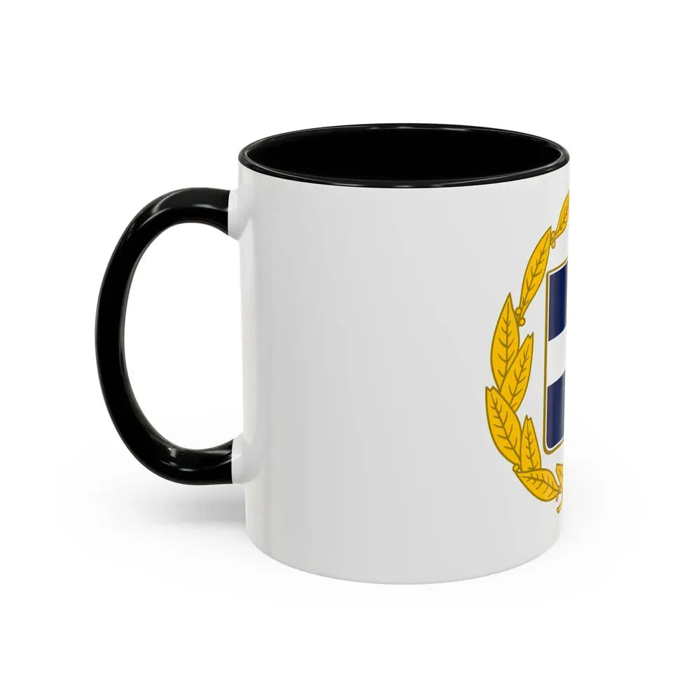 Coat of arms of Greece (military) - Accent Coffee Mug - Go Mug Yourself