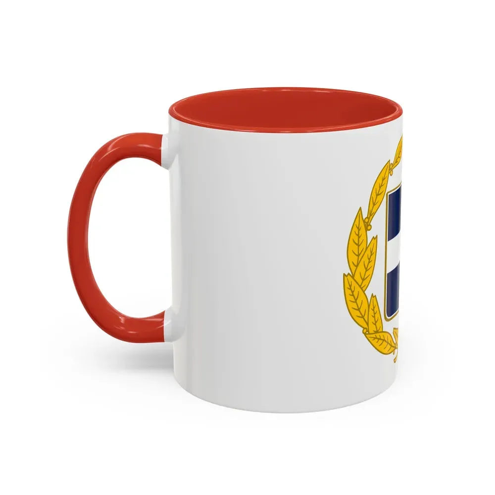 Coat of arms of Greece (military) - Accent Coffee Mug - Go Mug Yourself