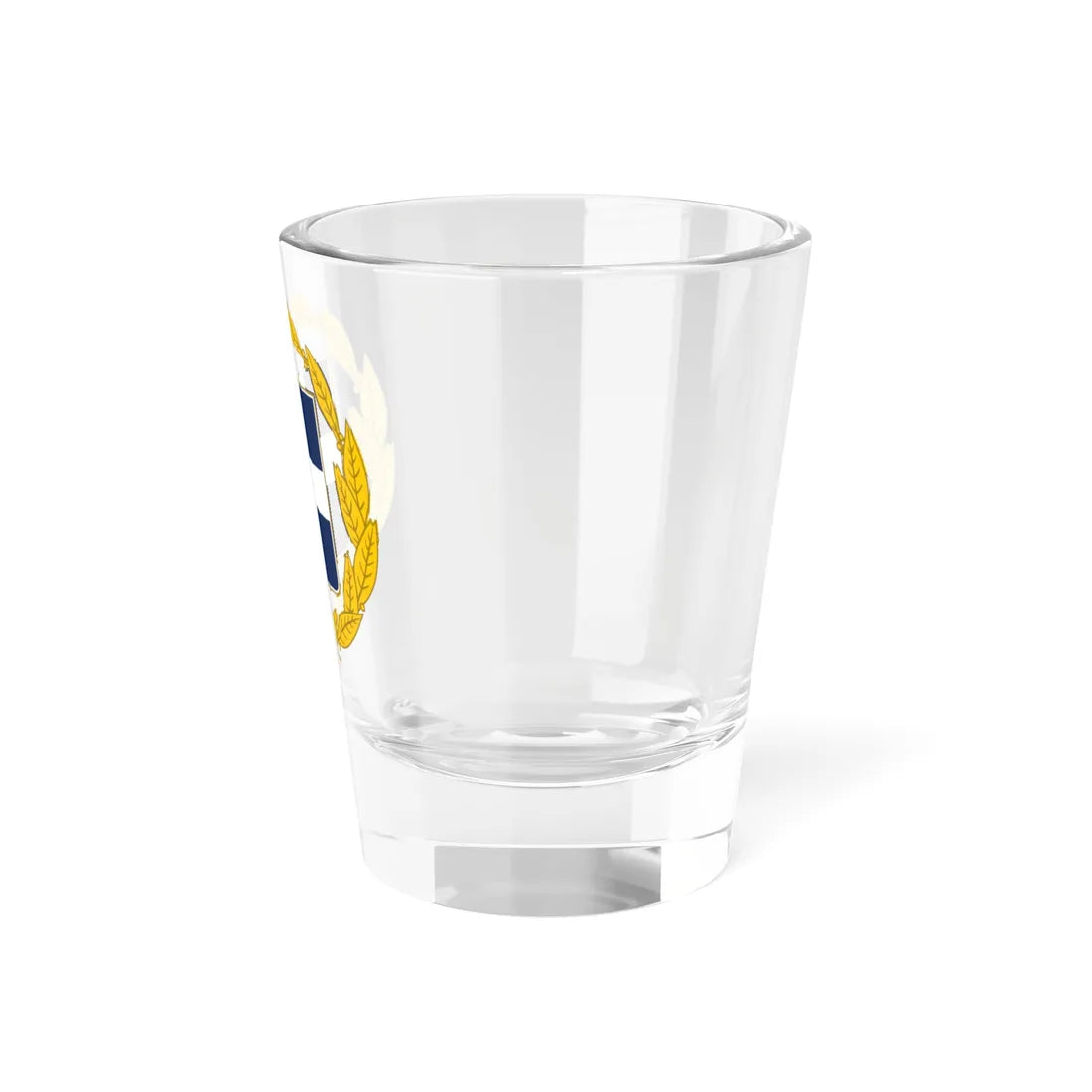 Coat of arms of Greece military (Greece) (Coat of Arms) Shot Glass 1.5oz - Go Mug Yourself