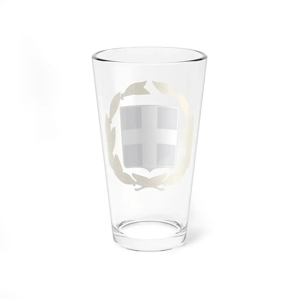 Coat of arms of Greece (military) - Pint Glass 16oz - Go Mug Yourself
