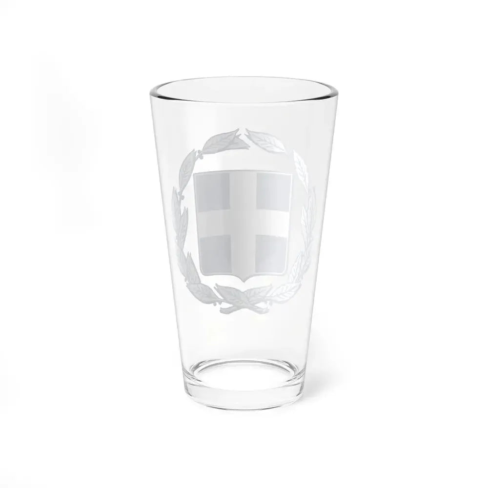 Coat of arms of Greece - Pint Glass 16oz - Go Mug Yourself
