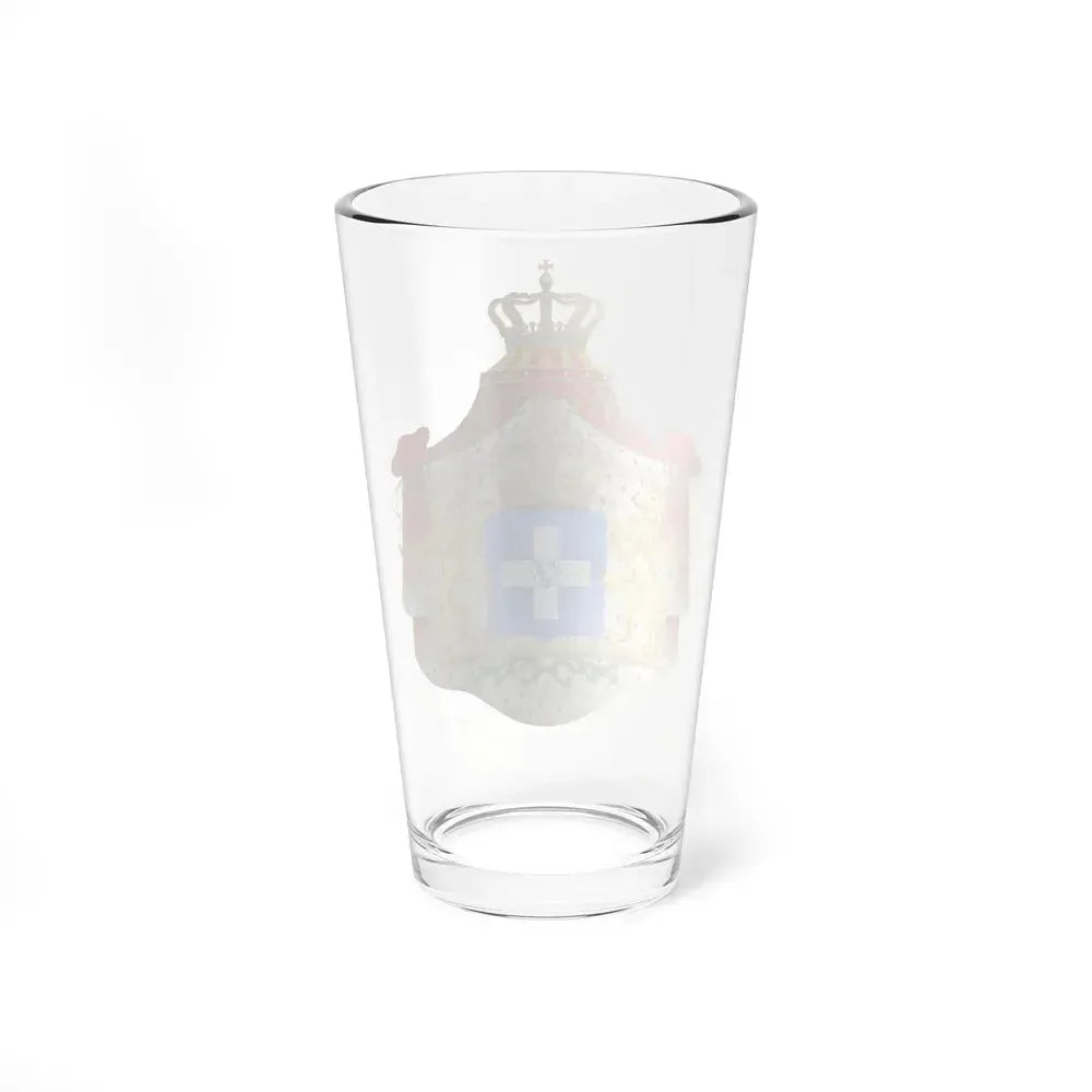 Coat of arms of Greece (Wittelsbach) - Pint Glass 16oz - Go Mug Yourself