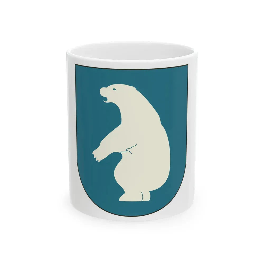 Coat of arms of Greenland 2 - White Coffee Mug 11oz - Go Mug Yourself