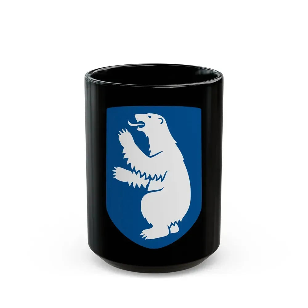 Coat of arms of Greenland - Black Coffee Mug 15oz - Go Mug Yourself