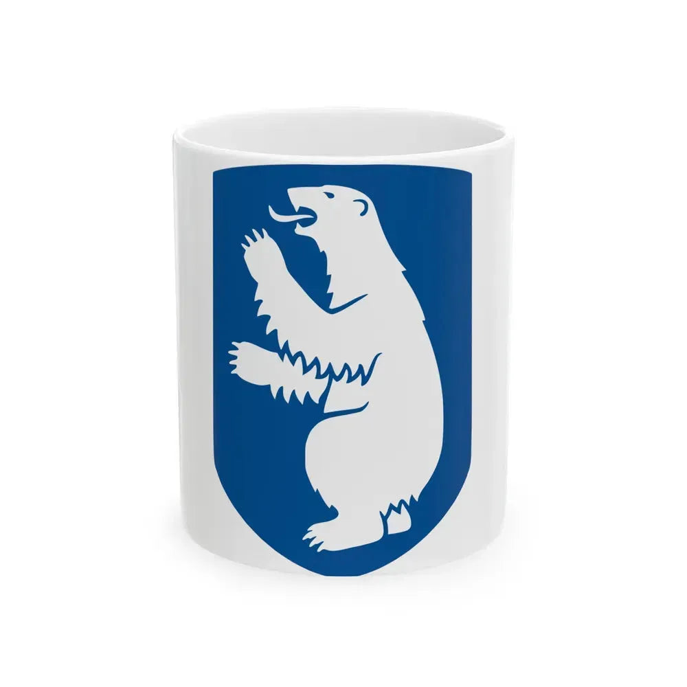 Coat of arms of Greenland - White Coffee Mug 11oz - Go Mug Yourself