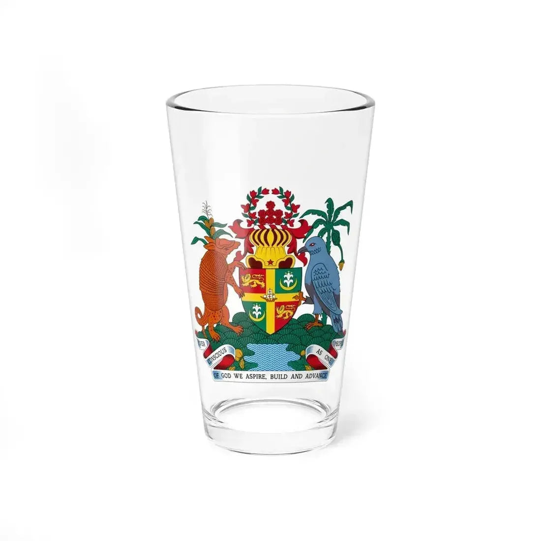Coat of arms of Grenada - Pint Glass 16oz 16oz - Go Mug Yourself