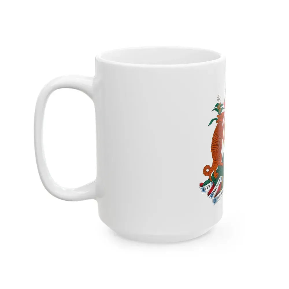 Coat of arms of Grenada - White Coffee Mug - Go Mug Yourself