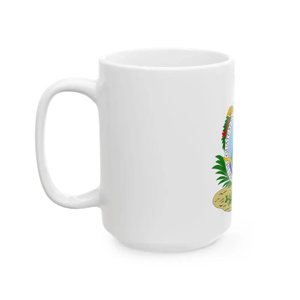 Coat of arms of Guatemala (1825-1843) - White Coffee Mug - Go Mug Yourself