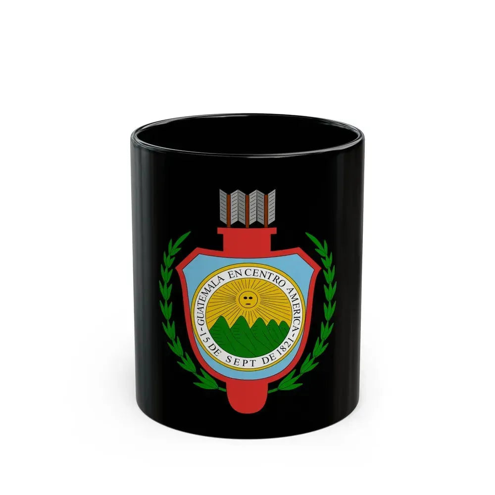 Coat of arms of Guatemala (1843-1851) - Black Coffee Mug 11oz - Go Mug Yourself