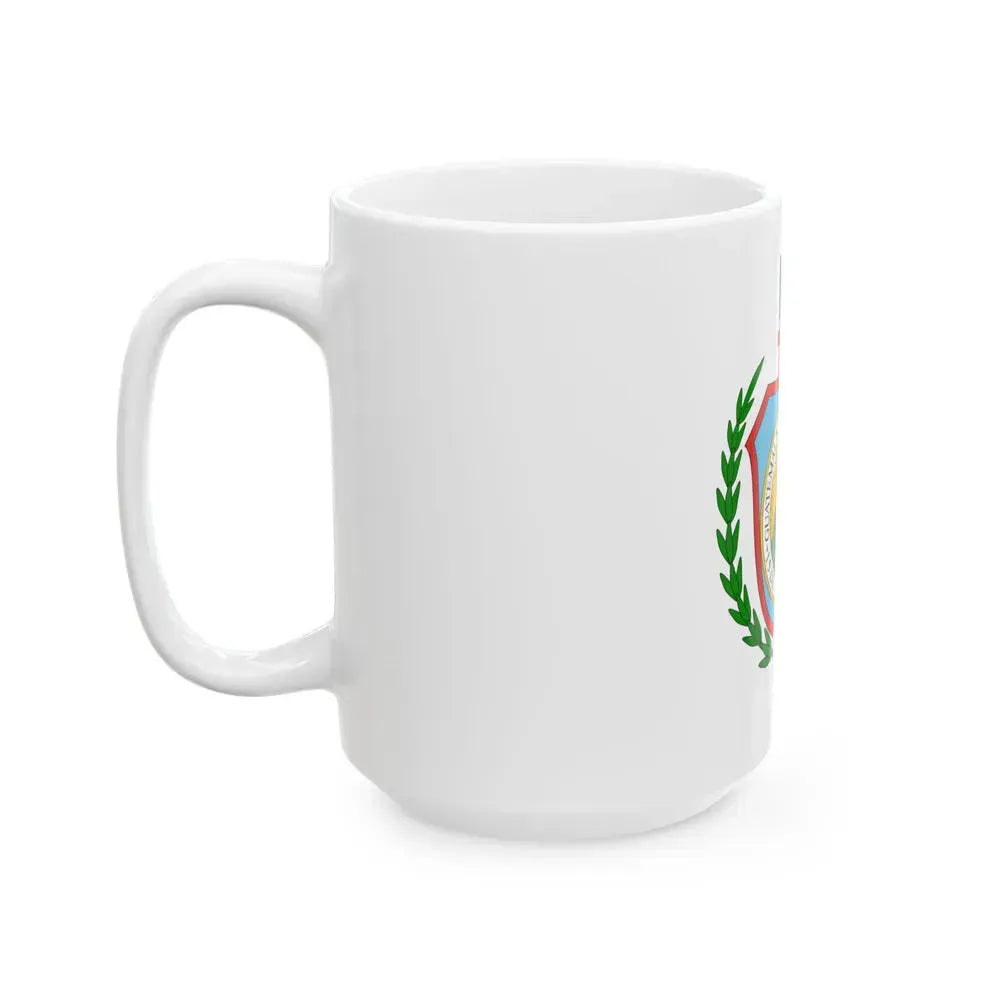 Coat of arms of Guatemala (1843-1851) - White Coffee Mug - Go Mug Yourself