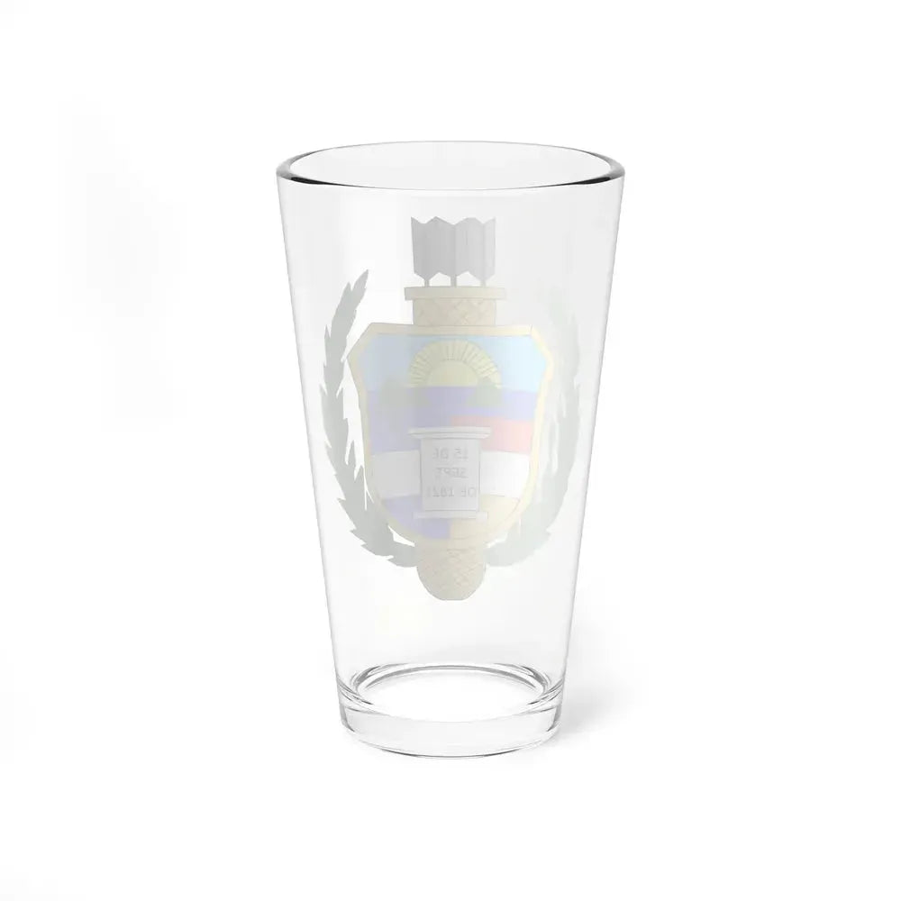Coat of arms of guatemala (1851-1858) - Pint Glass 16oz - Go Mug Yourself