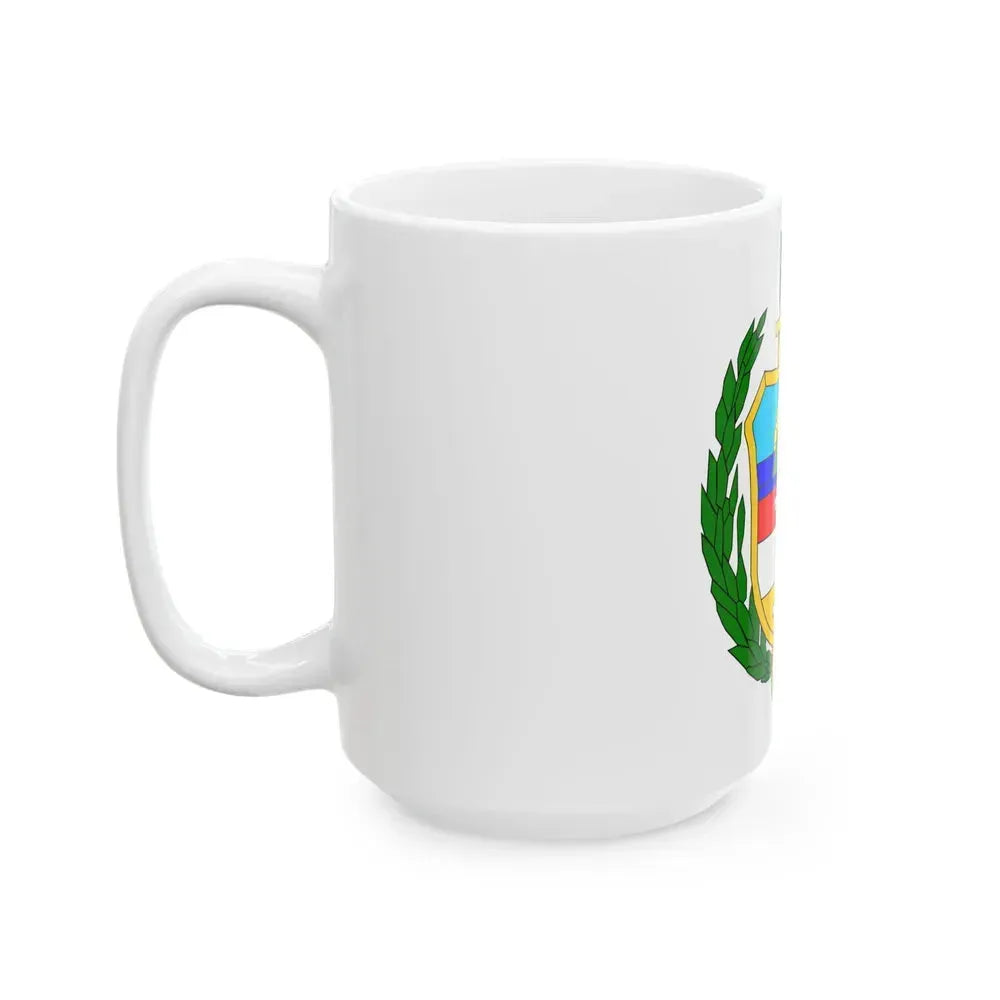 Coat of arms of guatemala (1851-1858) - White Coffee Mug - Go Mug Yourself