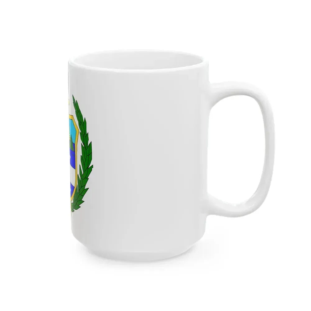 Coat of arms of guatemala (1851-1858) - White Coffee Mug - Go Mug Yourself