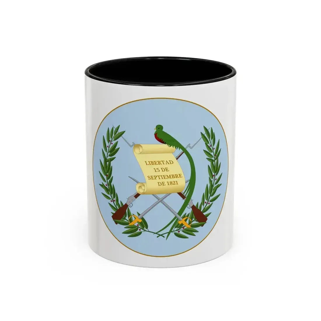 Coat of arms of Guatemala 2 - Accent Coffee Mug 11oz Black - Go Mug Yourself