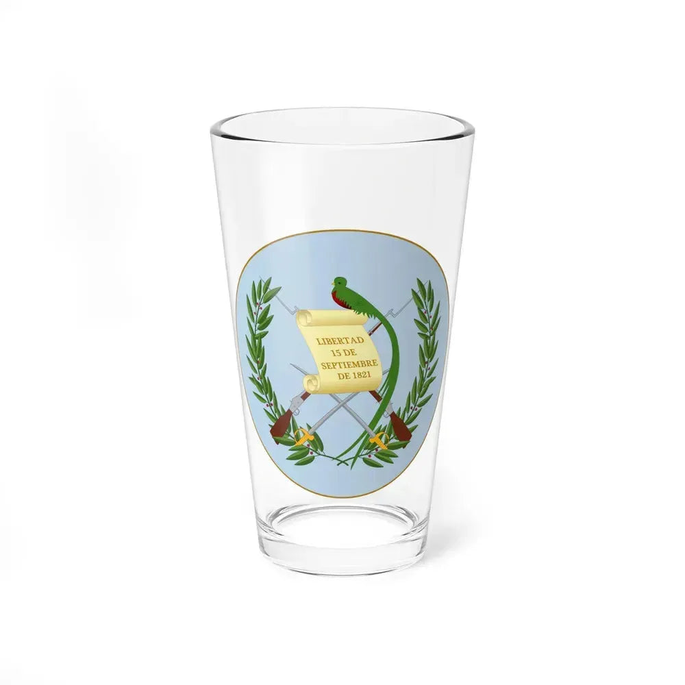 Coat of arms of Guatemala 2 - Pint Glass 16oz 16oz - Go Mug Yourself
